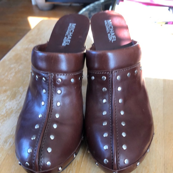 Michael Kors Brown Clog-8 - Picture 7 of 7